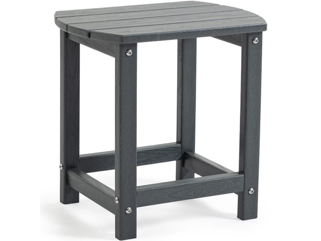 VANBOW HDPE Outdoor Side Table - All Weather Performance Patio Side Table, Waterproof Small Outdoor End Table for Patio, Garden, Lawn, Pool,...