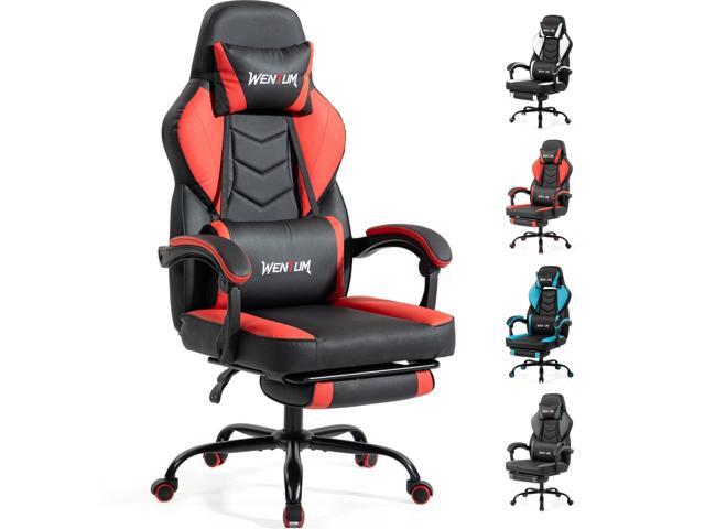 VANBOW Big and Tall Gaming Chair 350lb Weight Capacity with Footrest, Ergonomic Video Game Chair for Adults with Oversized Headrest and Lumbar...