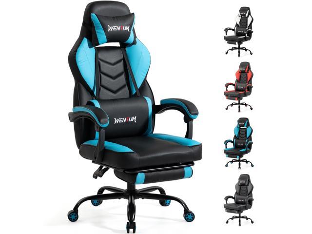 VANBOW Big and Tall Gaming Chair 350lb Weight Capacity with Footrest, Ergonomic Video Game Chair for Adults with Oversized Headrest and Lumbar...