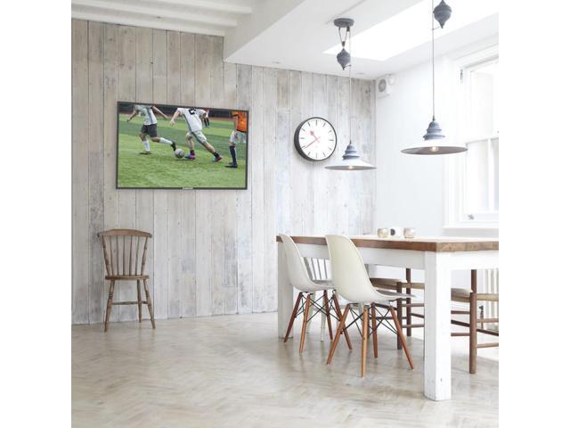 Premium Metal TV Wall Mount Dual Arms Swivel Full MotionTV Bracket For LED LCD 26-55''