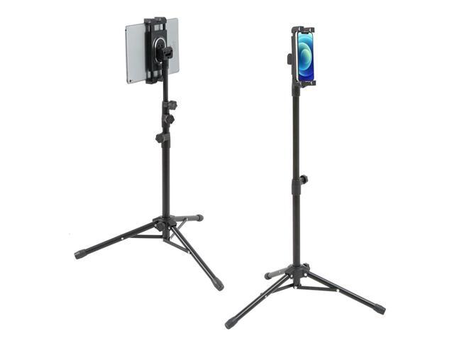 Portable Tablet Tripod Stand Mobile Phone Holder Height Adjustable 360 Rotating For 4.5-12.9 Phone Tablet