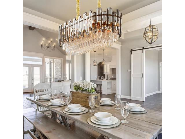 Modern Crystal Chandelier, Luxury Ceiling Light for Bedroom, Hallway, Bar, Kitchen, Bathroom