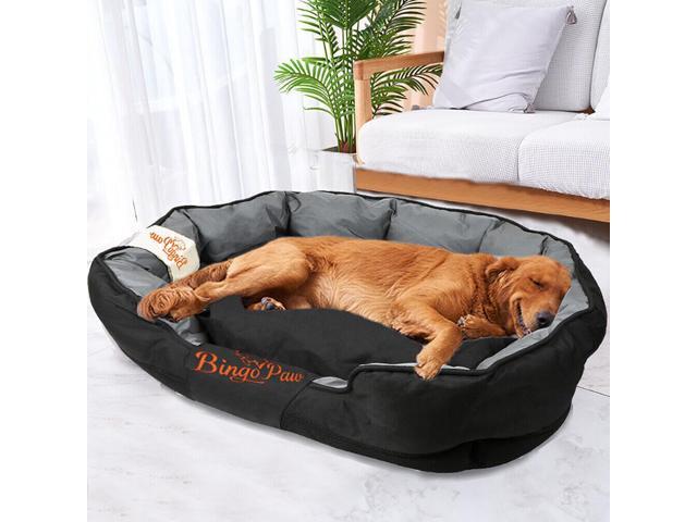 Jumbo Large Waterproof Dog Bed Premium Pet Sofa With Removable Cushion