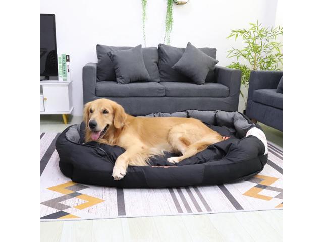 Jumbo Large Waterproof Dog Bed Premium Pet Sofa With Removable Cushion