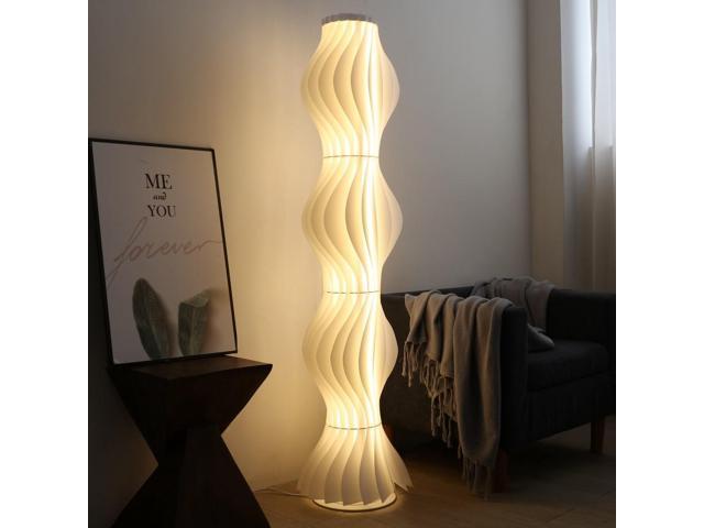 UNHO Skirt Floor Lamp Adjustable Brightness LED Energy Saving Floor Lamp Atmosphere Pleated Stand Night Light Decor