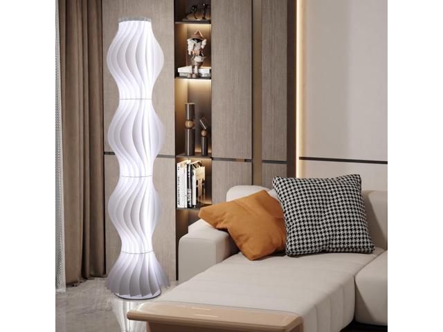 UNHO Skirt Floor Lamp Adjustable Brightness LED Energy Saving Floor Lamp Atmosphere Pleated Stand Night Light Decor