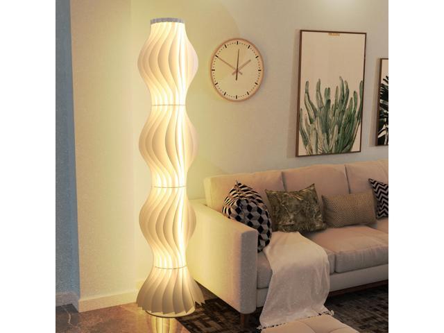 UNHO Skirt Floor Lamp Adjustable Brightness LED Energy Saving Floor Lamp Atmosphere Pleated Stand Night Light Decor