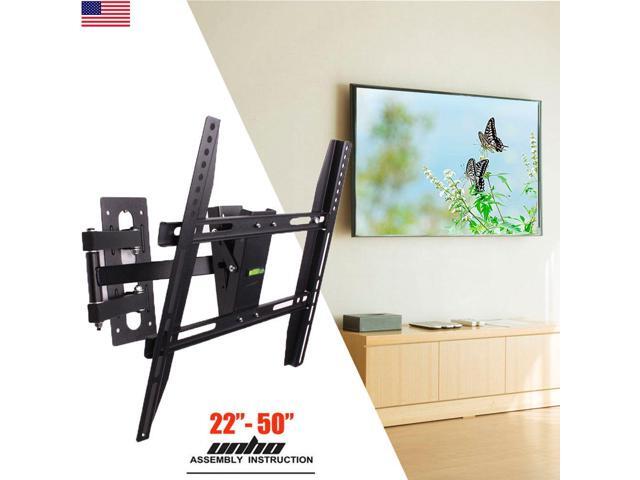 Extra Large Slim Adjustable Tilt TV Wall Mounted Bracket for 32-75 Inch LED LCD Flat Screen