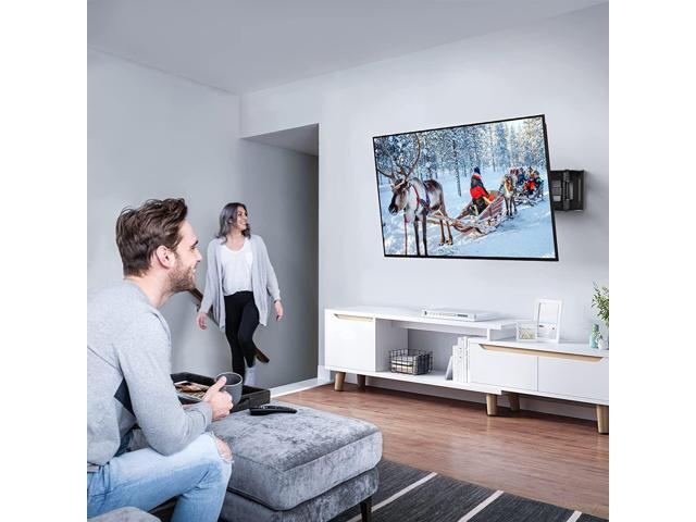 Full Motion TV Wall Mount Bracket For 32' to 65' LED LCD Plasma Flat Screen Monitors Tilt Swivel