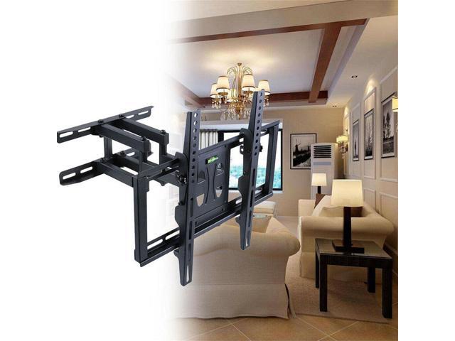 Heavy Duty Full Motion Swivel Double Arm Wall Mount TV Bracket 26'' to 55' Hang