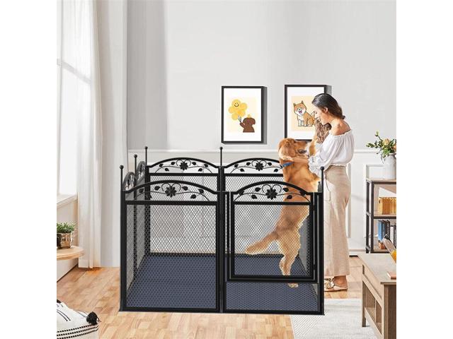 XXL Safety Dog Whelping Pen Cage Box Pet Birth Kennel w Waterproof Soft Fertility Mat