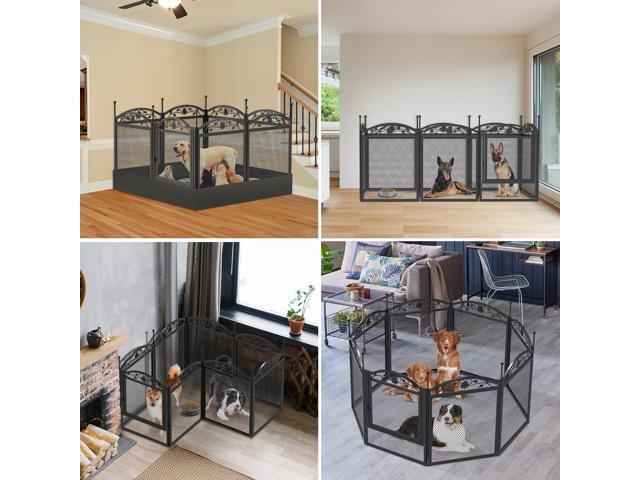 XXL Safety Dog Whelping Pen Cage Box Pet Birth Kennel w Waterproof Soft Fertility Mat