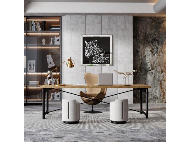 3D Diamond Leopard Pattern Wall Art Crystal Mirror Glass Hanging Mirror Art Painting Decor 60 cm
