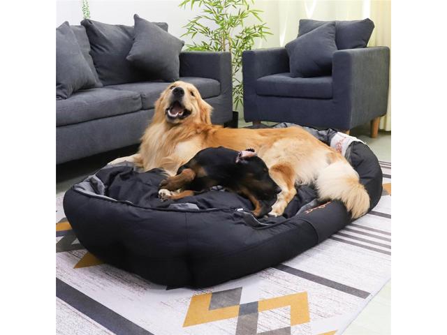 Jumbo Large Waterproof Dog Bed Premium Pet Sofa With Removable Cushion XX-Large