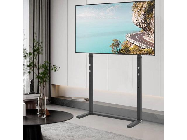UNHO Heavy Duty Metal Floor TV Stand Free Standing Mount Stand Height Adjustable TV Bracket Compatible with 32-65 inch Flat Panel LED LCD Plasma...