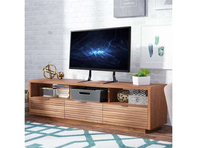 Heavy Duty Universal Tiltable Desktop TV LCD Stand Flat Screen TV L Shape Base Bracket VESA up to 600*400