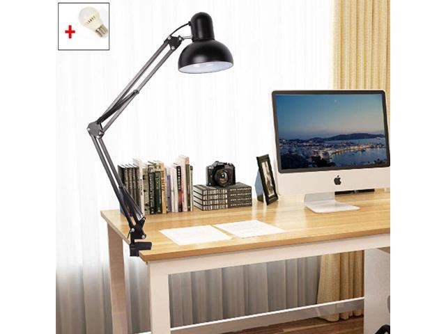 Architect Desk Lamp Swing Arm Drafting Light Flexible and Stable Work Reading Desk Lamp with Adjustable Arm and Base