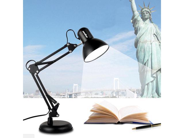 Architect Desk Lamp Swing Arm Drafting Light Flexible and Stable Work Reading Desk Lamp with Adjustable Arm and Base