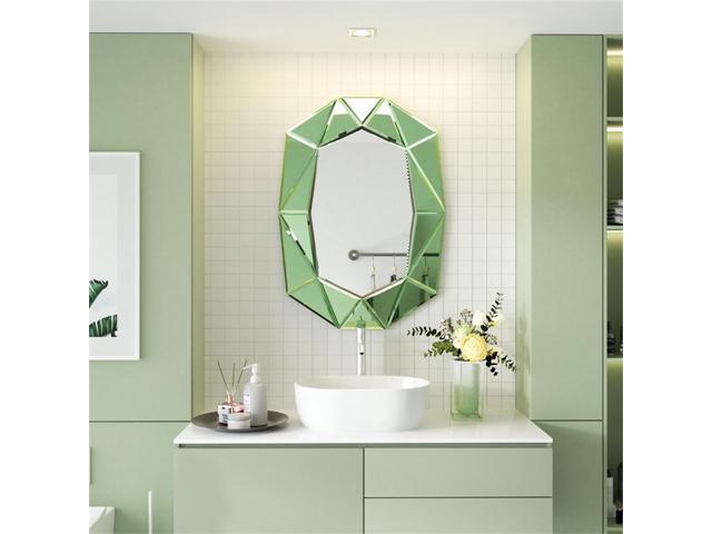 Stereoscopic Wall Decorative Mirror Sophisticated Over Fireplace Accent Mirror Bathroom Mirror