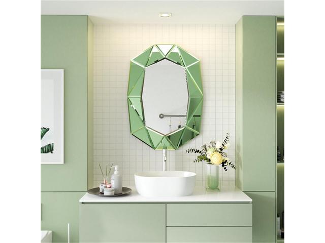 Stereoscopic Wall Decorative Mirror Sophisticated Over Fireplace Accent Mirror Bathroom Mirror