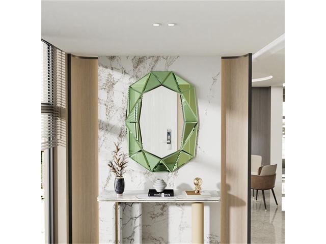 Stereoscopic Wall Decorative Mirror Sophisticated Over Fireplace Accent Mirror Bathroom Mirror