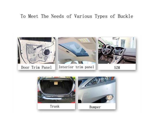 Paiying Car Fender Bumper Trim Door Panel Push Rivet Pin Clips 1000x USA Ship