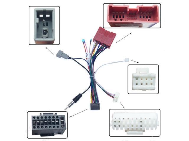 Paiying Stereo Radio Wiring Harness Power Cable Adapter With Canbus Box For Mazda3 08-12