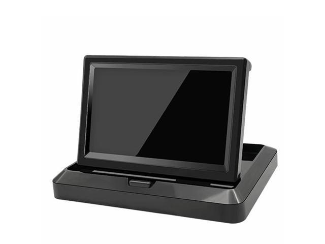 BSJ-503 Black 5 inch 800 x 480, Foldable TFT LCD Monitor AV input, Compatibility with any TV & DVD players & car reversing camera