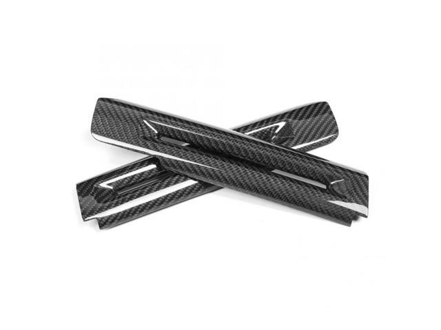 Acaigel ABS Carbon Fiber Look Interior Door Armrest Decor Cover Trim For Ford Mustang 2015-22