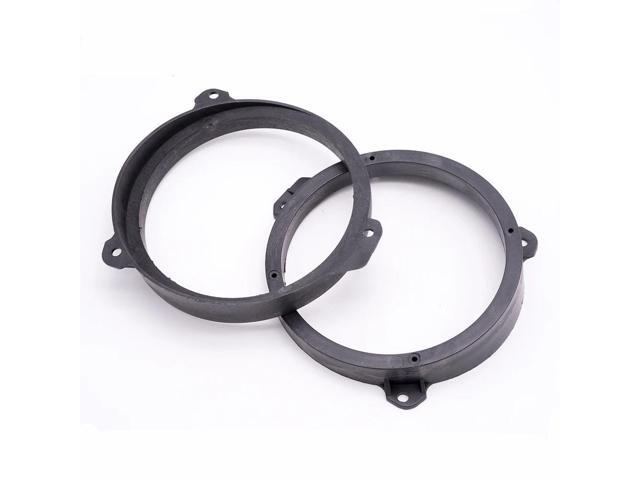 Acaigel 2Pcs 6.5' Solid Front Door Speaker Spacer Mount Adapter Ring For Subaru Forester