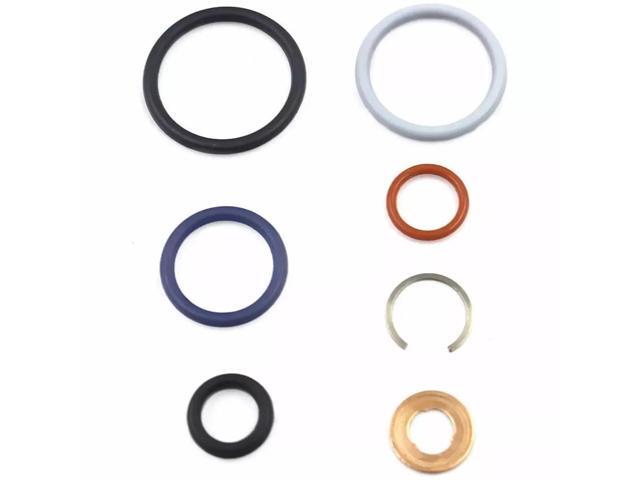 Acaigel 8 Sets Fuel Injector O Ring Set & Top Seal Kit For 03-10 6.0L Diesel 904230