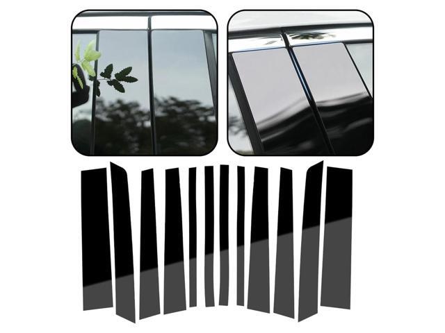 Yingshan 12Pcs Black Pillar Posts Covers Door Trim For Land Rover Range Rover Hse 2002-12