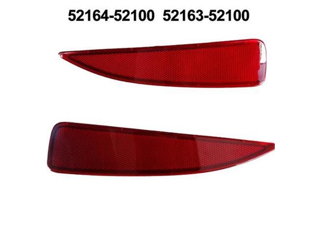 Yingshan 1 Pair Car Bumper Reflector Light Lamp For Toyota Yaris 2012-2014 52163-52100