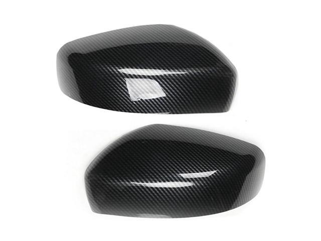 Yingshan 2Pcs Carbon Fiber Look Rearview Mirror Cover Trim For Infiniti G25 G37 2007-2013