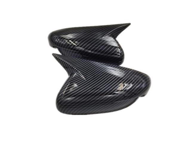 Acaigel Abs Carbon Fiber Look Ox Horn Side Mirror Cover Cap For Kia Forte K3 2013-2018