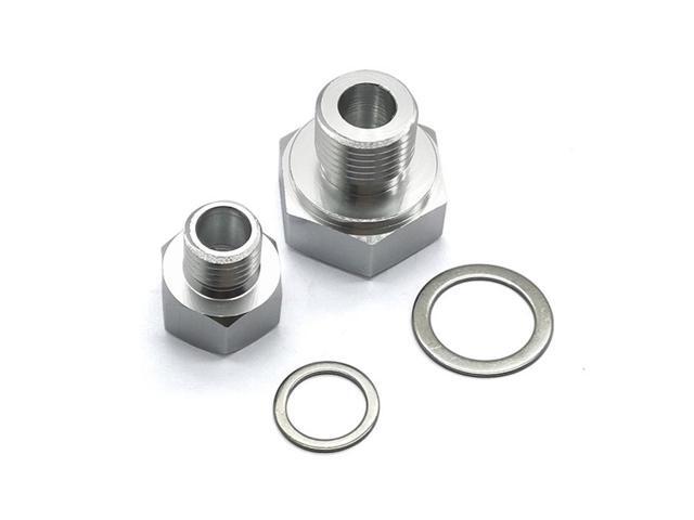 Acaigel Oil Pressure Coolant Temp Gauge Fitting Adapter For Ls1 4.8 5.3 6.0 Swap M12 M16