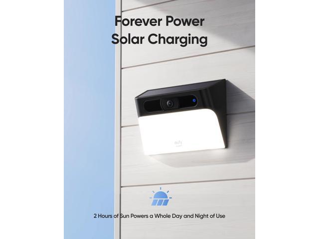 eufy Security Solar Wall Light Cam S120, Solar Security Camera, Wireless Outdoor Camera, 2K Camera, Forever Power, Motion Activated Light, AI...