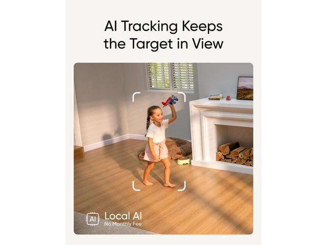 eufy - S350 Indoor Wired 4K PTZ Security Camera with Dual Lens - White - image 5