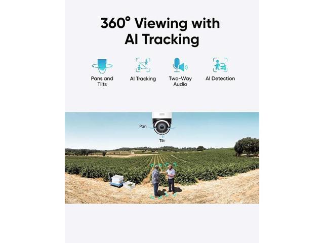 eufy Security 4G LTE Cam S330, 4K Cellular Wireless Security Camera, Pan and Tilt, 4G and Wi-Fi Duo-mode, AI Human/Vehicle Tracking, with SIM Card...