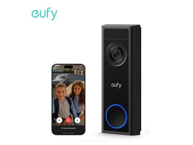 eufy Video Doorbell C31, 2K FHD, Battery or Hardwire Powered, Easy to Install, Quick-Release Battery, Live Video Call, 24/7 Recording, Human &...
