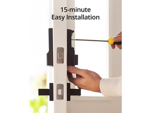 Smart Lock C210 WiFi Replacement Deadbolt Unlock with eufy App, Keypad, Smart Devices - Black - image 6