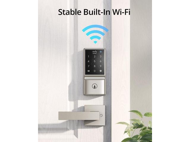 Smart Lock C210 WiFi Replacement Deadbolt with eufy App|Keypad|Biometric Access - White - image 5