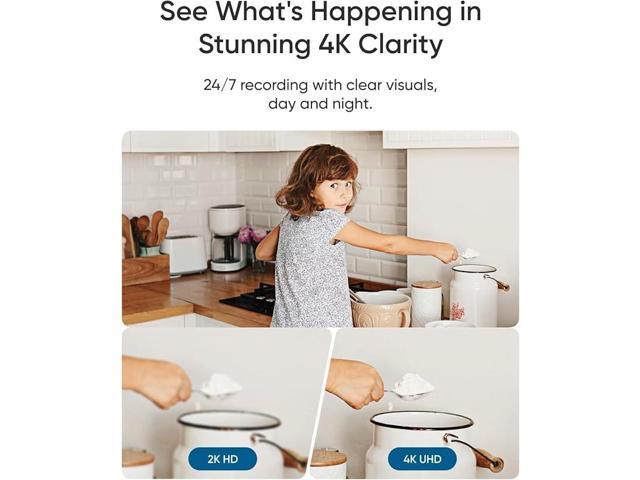 eufy - E30 Indoor Wired 4K PTZ Security Camera with Spotlight - White - image 3