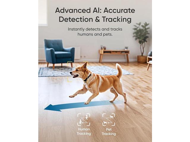 eufy - E30 Indoor Wired 4K PTZ Security Camera with Spotlight - White - image 5