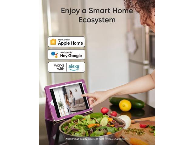 eufy - E30 Indoor Wired 4K PTZ Security Camera with Spotlight - White - image 8