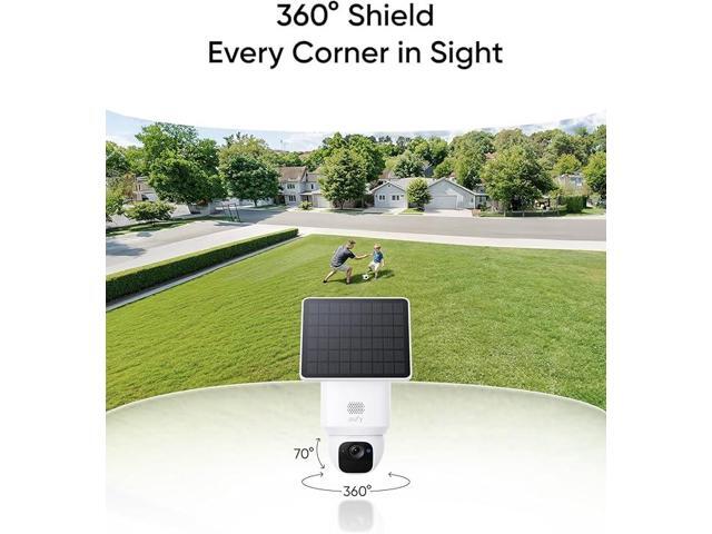 eufy - SoloCam E30, Solar Powered 2K Outdoor Security Camera, Wire-Free, 360° Pan, No Monthly Fee - White - image 3