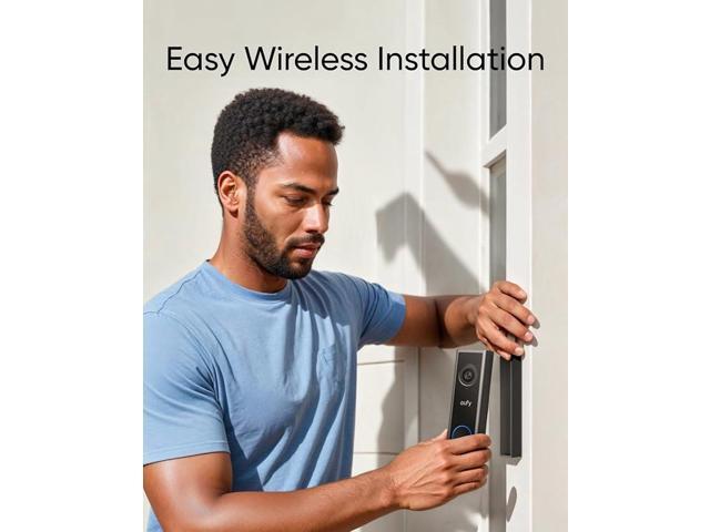 eufy Security Video Doorbell C30, Battery Powered, 2K FHD, 16:9 Expanded View, Easy Installation, Ring Call, Human and Motion Detection, HomeBase...