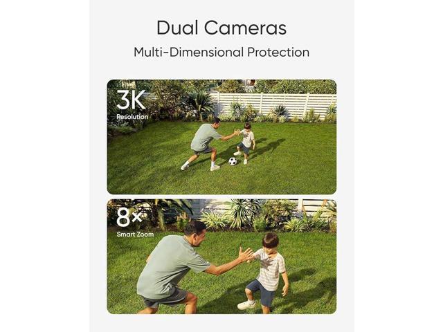 eufy Floodlight Camera E340 with AC Cable, Security Camera Outdoor, 360° PTZ, 24/7 Recording, 2.4G/5G Wi-Fi, 2000 LM, Motion Detection, Built-in...