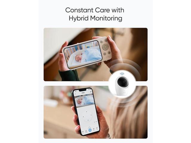 eufy - E20 Baby Monitor with 2K Camera - White - image 2