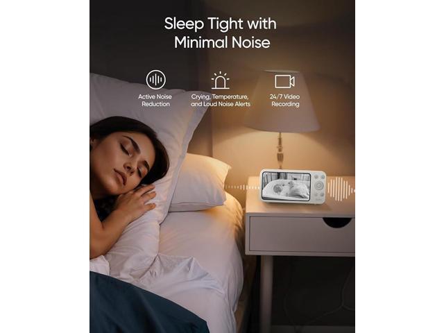 eufy - E20 Baby Monitor with 2K Camera - White - image 5